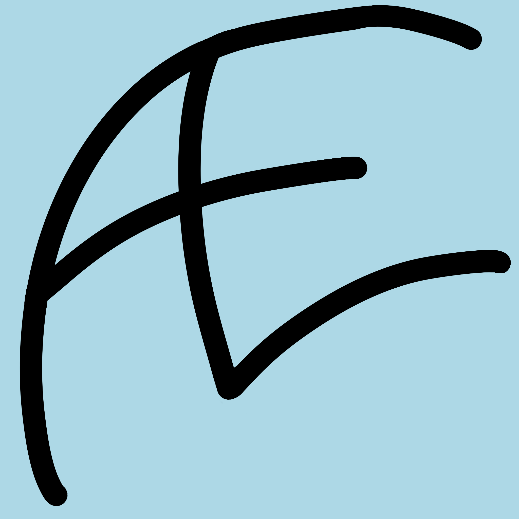 The logo for alex's site, consisting of AE with the right side downstroke of the A being merged with the left stroke of the E looking simalar to the charactor 'Æ'